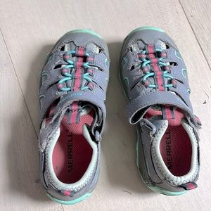 size 12 little kid Merrell water/hiking shoes